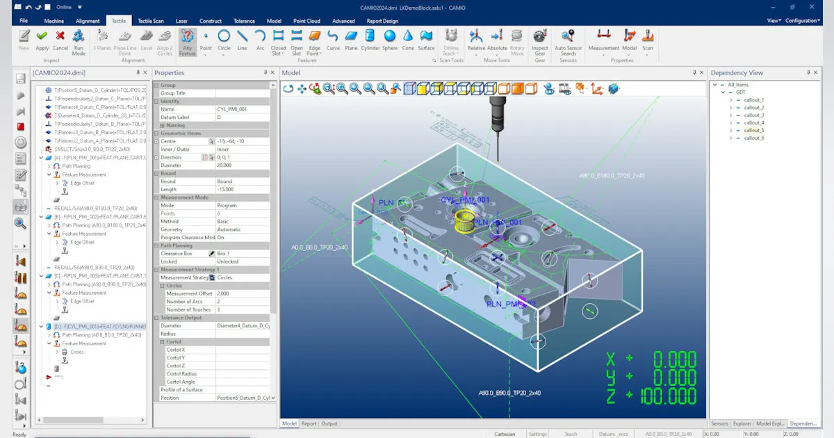 Cmm Software 2d Improved CMM Software Promotes Safety, Productivity | LK Metrology ...