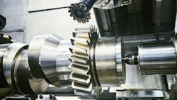CNC milling of tooth gear on a vertical mill. CNC milling of tooth gear on a vertical mill.