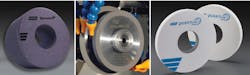 The Norton worm gear grinding wheel, Paradigm wheel and Quantum Prime grinding wheels. The Norton worm gear grinding wheel, Paradigm wheel and Quantum Prime grinding wheels.