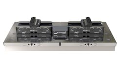 The HWR SolidLine family of zero-point workholding products includes SolidGrip MAXX, which allows users to quickly convert two standard vises into a single large-capacity vise with a maximum clamping range of 800 mm (31.5 in.) - a high secure, cost-effective solution for large-part manufacturers. The HWR SolidLine family of zero-point workholding products includes SolidGrip MAXX, which allows users to quickly convert two standard vises into a single large-capacity vise with a maximum clamping range of 800 mm (31.5 in.) - a high secure, cost-effective solution for large-part manufacturers.