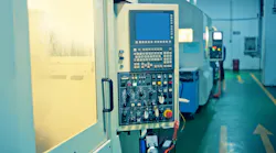 Inactive CNC machine shop.