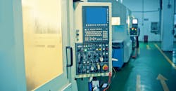 Inactive CNC machine shop. Inactive CNC machine shop.