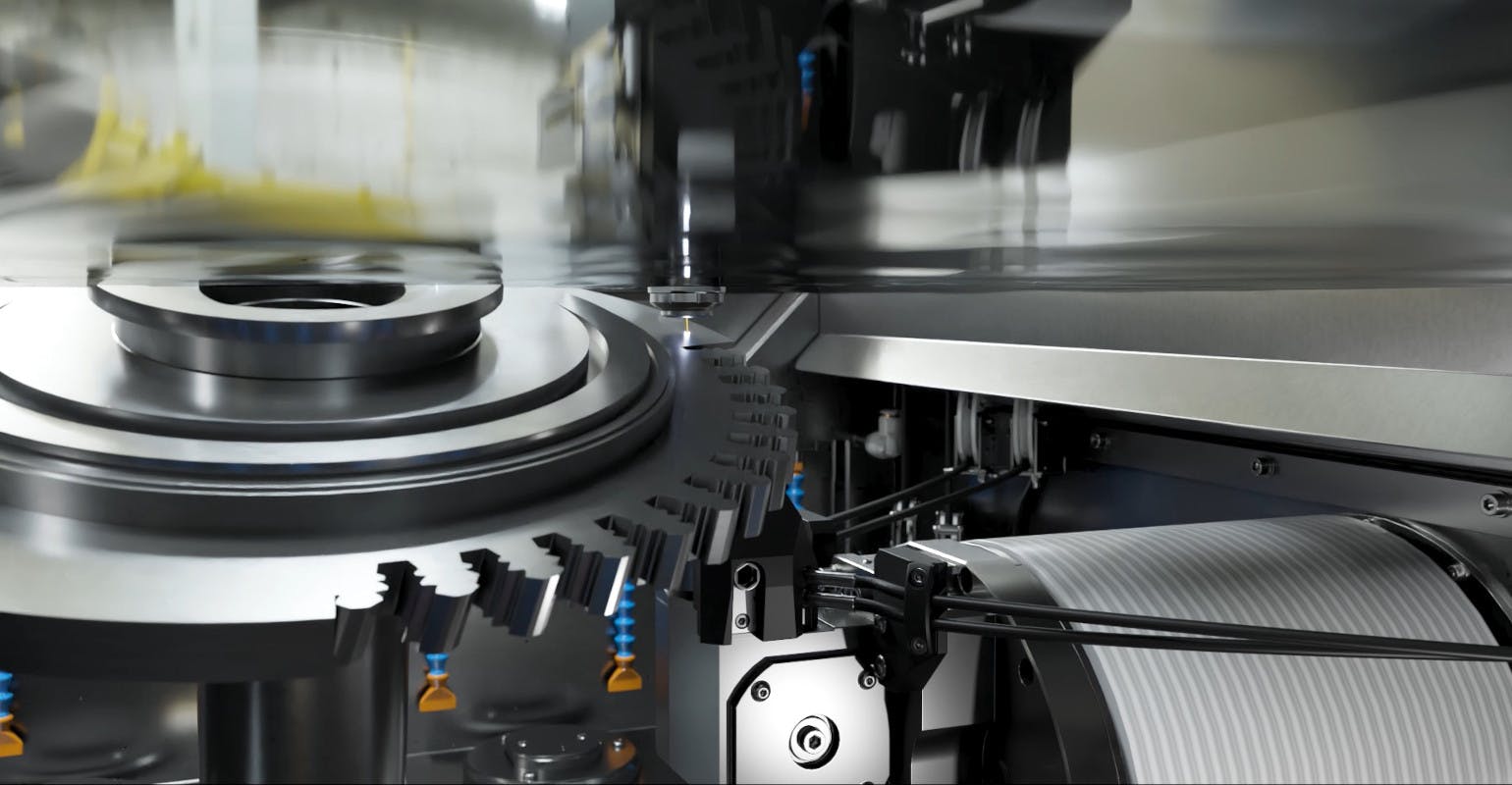 The GFMS CUT S 400 Dedicated wire EDM can accommodate a range of disk sizes thanks to its robust rotary/tilt axis that easily manages heavier part loads without risk of deflection. A new additive manufactured smaller lower head nozzle size provides additional room for smaller disk diameters while allowing for the use of various types of wire and wire guide diameters.