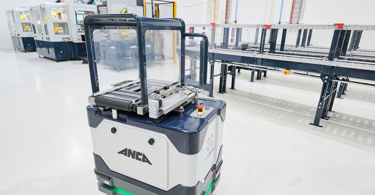 The ANCA Automated Manufacturing System (AIMS) brings together machining, metrology, and material handling, plus data management in an ecosystem for a lights-out production of tools.