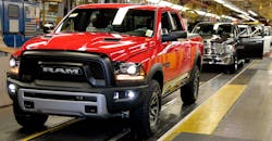 Ram 1500 Classic pickup truck at Stellantis Warren Truck Assembly Plant, Warren, Mich. Ram 1500 Classic pickup truck at Stellantis Warren Truck Assembly Plant, Warren, Mich.