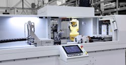 The new operating system, featured on UNISIG’s UNE6-2i-750-CR small-diameter gundrilling machine, streamlines set-up for dozens of different part-handling combinations to reduce new-part set-up times by 80% or more. The new operating system, featured on UNISIG’s UNE6-2i-750-CR small-diameter gundrilling machine, streamlines set-up for dozens of different part-handling combinations to reduce new-part set-up times by 80% or more.