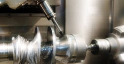 CNC drilling machine and workpiece. CNC drilling machine and workpiece.