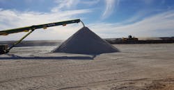 Lithium ore mining. Lithium ore mining.