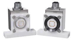 The GBX 10 Gigabit Ethernet Module provides safe and reliable data transmission for advanced automation and more efficient robotic tool changer performance.
