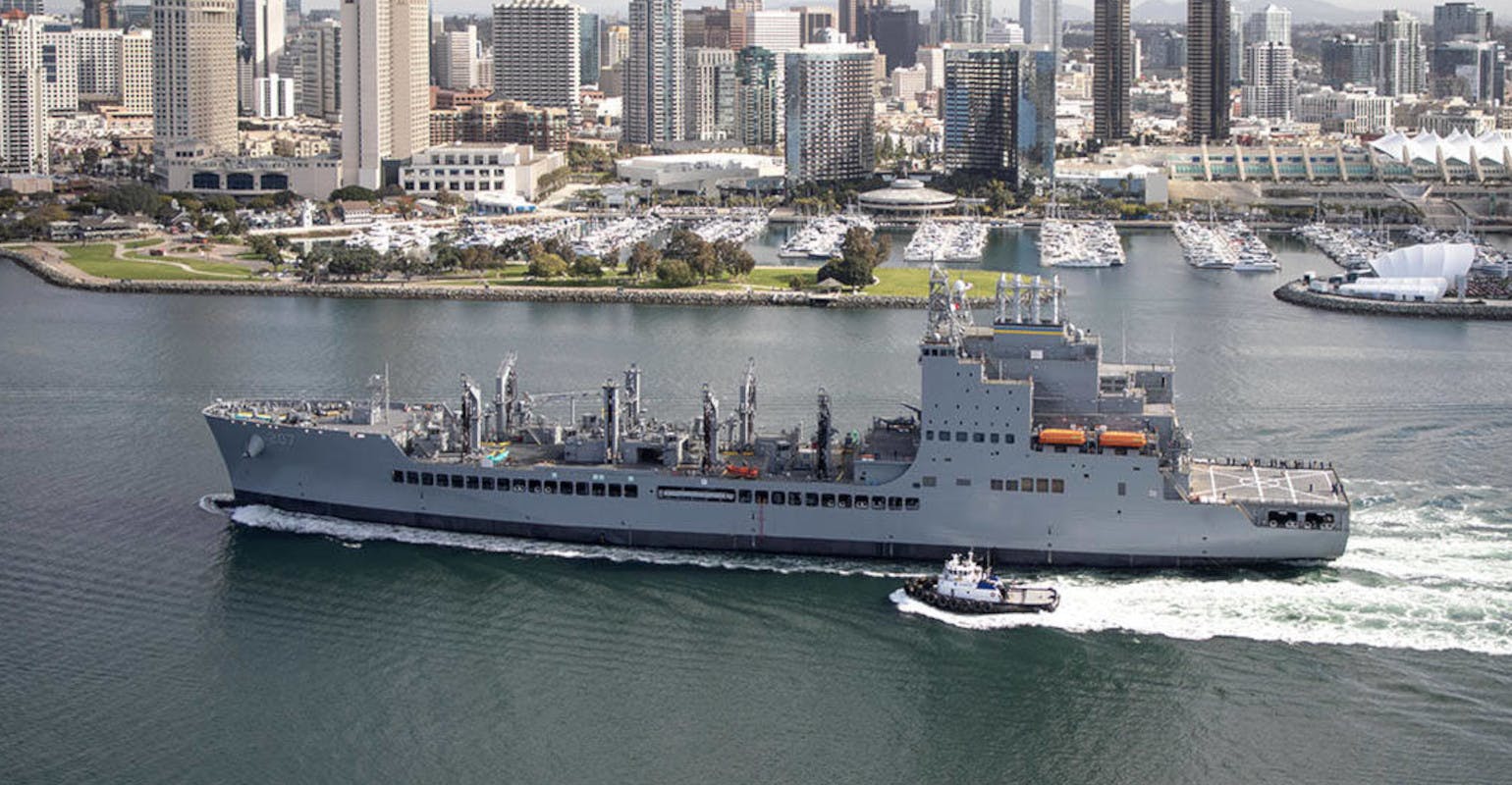 The USNS John Lewis (T-AO 205) was delivered to the U.S. Navy in July 2022.
