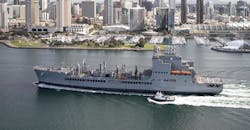 The USNS John Lewis (T-AO 205) was delivered to the U.S. Navy in July 2022. The USNS John Lewis (T-AO 205) was delivered to the U.S. Navy in July 2022.