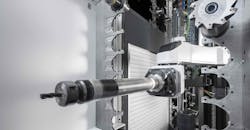 The rack-type magazines, designed for HSK-A 100 tools with storage capacities of 200, 260, and 340 tools, are no longer than 7,000 mm. They provide 489 storage positions for HSK-A 63 tools. The space-saving arrangement allows a high packing density. The rack-type magazines, designed for HSK-A 100 tools with storage capacities of 200, 260, and 340 tools, are no longer than 7,000 mm. They provide 489 storage positions for HSK-A 63 tools. The space-saving arrangement allows a high packing density.