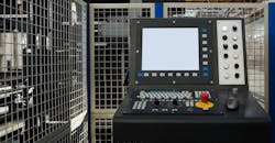 CNC machine interface. CNC machine interface.