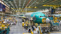 Boeing 777 assembly in Everett, Washington.