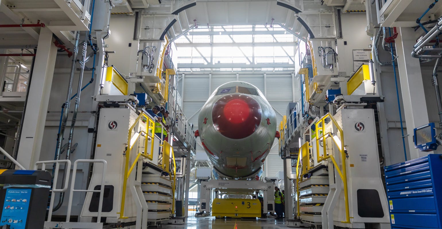 Start-up commercial carrier Riyadh Air placed a firm order for 60 Airbus A321neo aircraft.