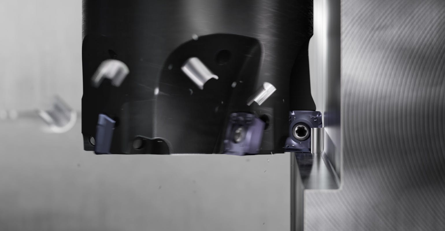 GC1230, a new grade for indexable steel milling with a novel coating process technology that brings edge-line toughness and wear resistance for high metal-removal rates.