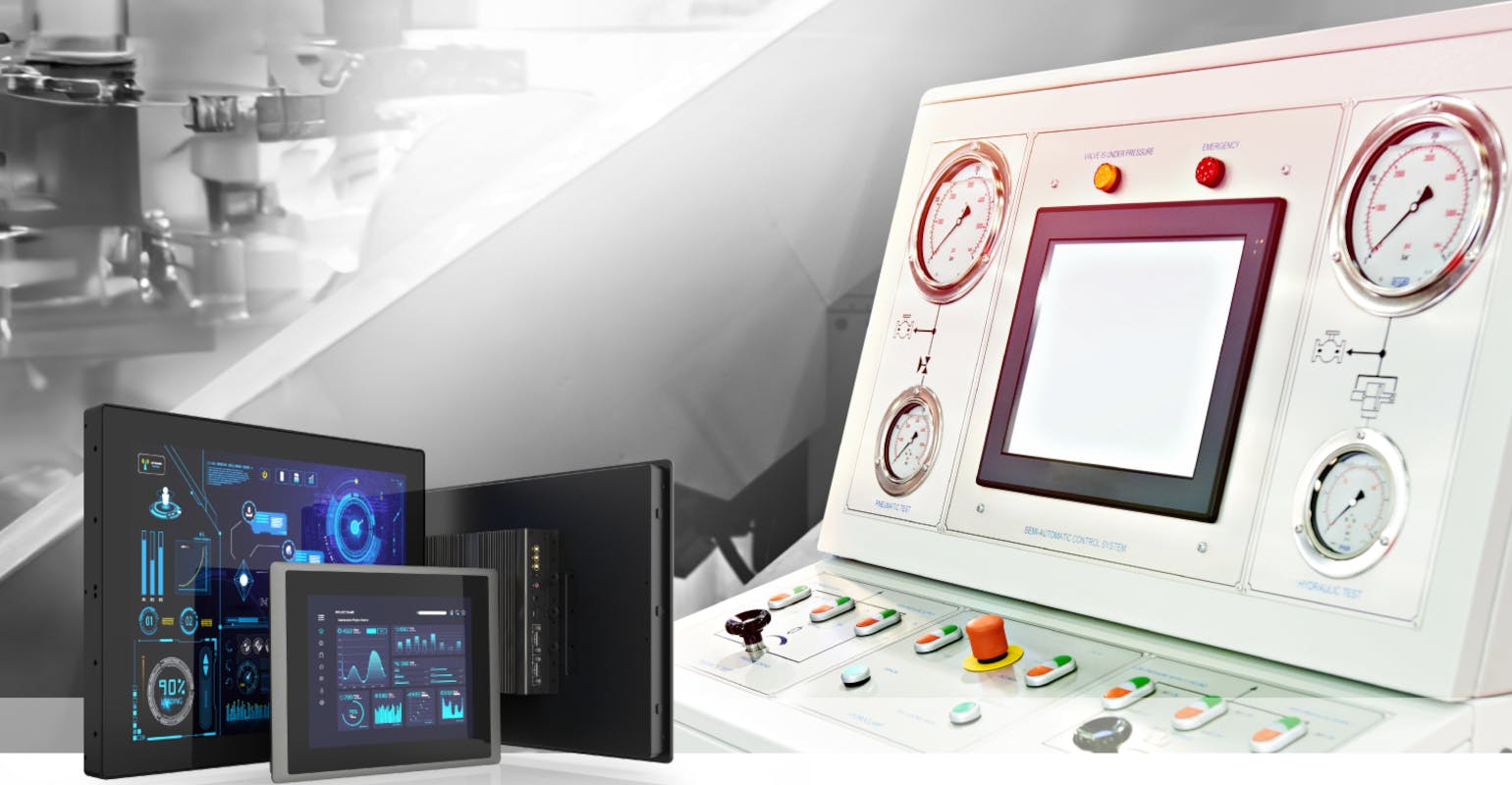 Cincoze Crystal industrial panel PCs.