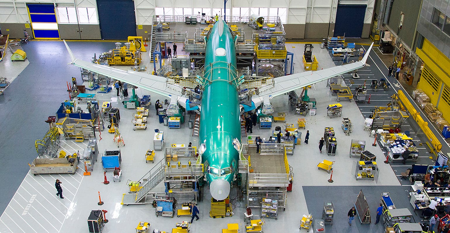Boeing first 737 MAX 8, Sept. 2015.