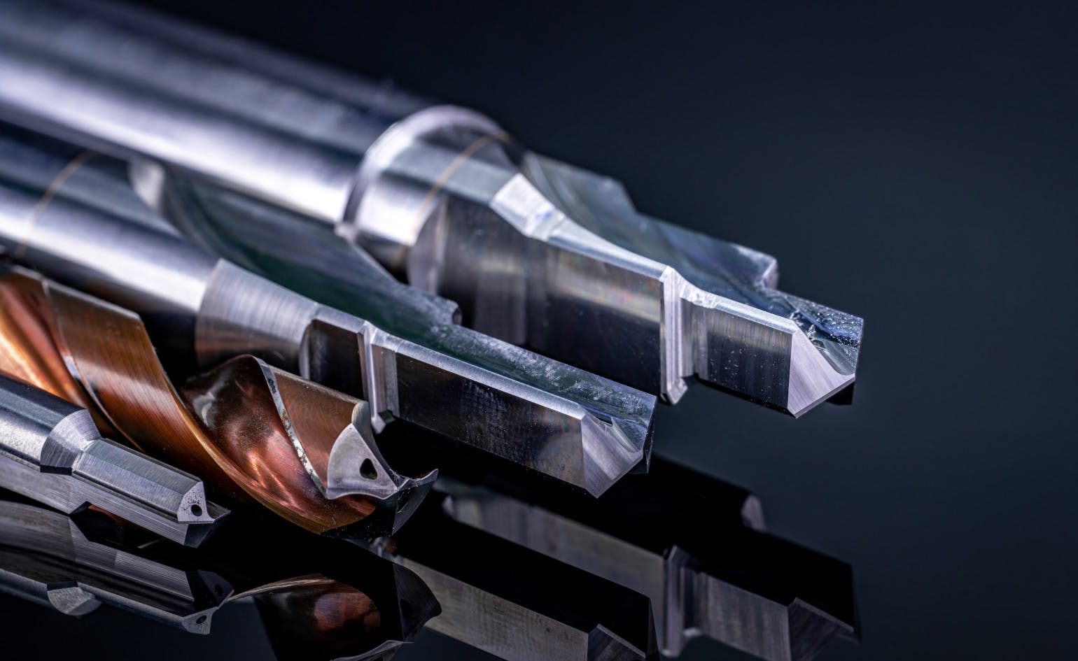 HSS cemented carbide-coated step drill and reamer.