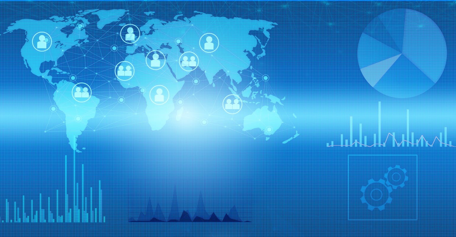 Illustration of the concept of technologies for the future processing and systematization of technologies