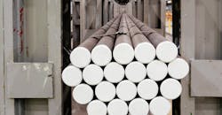 ID 325906258 Rolled steel bars in a storage rack. ID 325906258 Rolled steel bars in a storage rack.