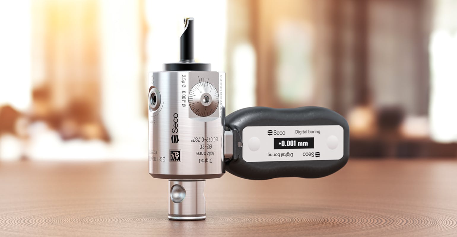 SECO Tools&rsquo; Axiabore and Axiabore Plus boring heads .