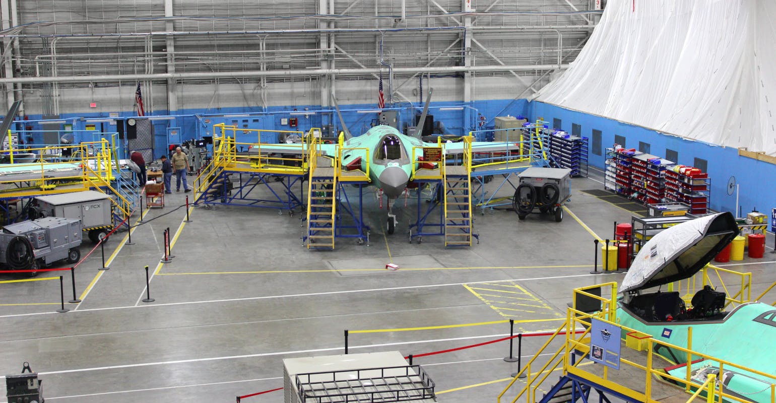Lockheed Martin F-35 assembly, MRO.