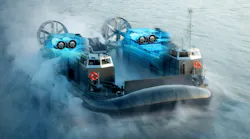 Four Rolls-Royce MT7 turboshaft engines power the U.S. Navy’s LCAC 100 landing craft.