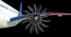 The CFM International Open Fan concept jet engine, illustrated. The CFM International Open Fan concept jet engine, illustrated.