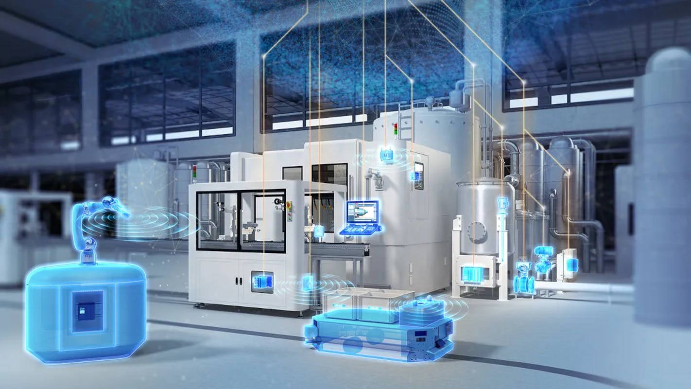 Siemens Digital Industries business illustration.