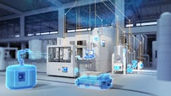 Siemens Digital Industries business illustration. Siemens Digital Industries business illustration.