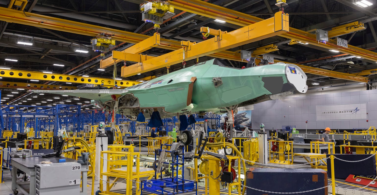 F-35 production at Lockheed Martin, Fort Worth, Tex.