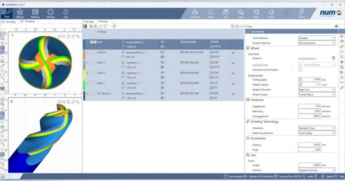 Precision and Efficiency in Tool Grinding Software | NUM CNC | American ...