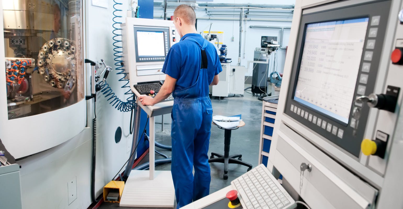 Contract machine shops are the largest buying segment for manufacturing technology.