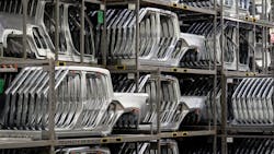 Rivian Automotive side panels, Normal, Ill. Rivian Automotive side panels, Normal, Ill.