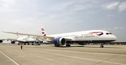 British Airways Airbus A330 (left) and Boeing 787 Dreamliner (right.) British Airways Airbus A330 (left) and Boeing 787 Dreamliner (right.)