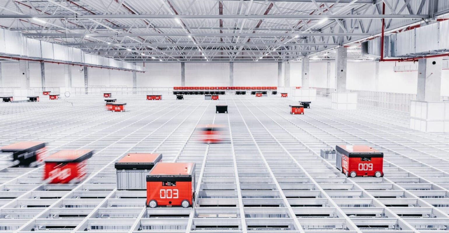 AutoStore automated storage and retrieval system.