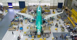 Start of assembly for first 737 MAX at Renton, Wash. September 2024. Start of assembly for first 737 MAX at Renton, Wash. September 2024.