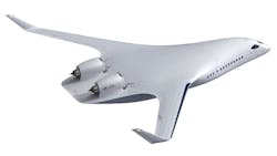 JetZero blended-wing Z4 jet. JetZero blended-wing Z4 jet.