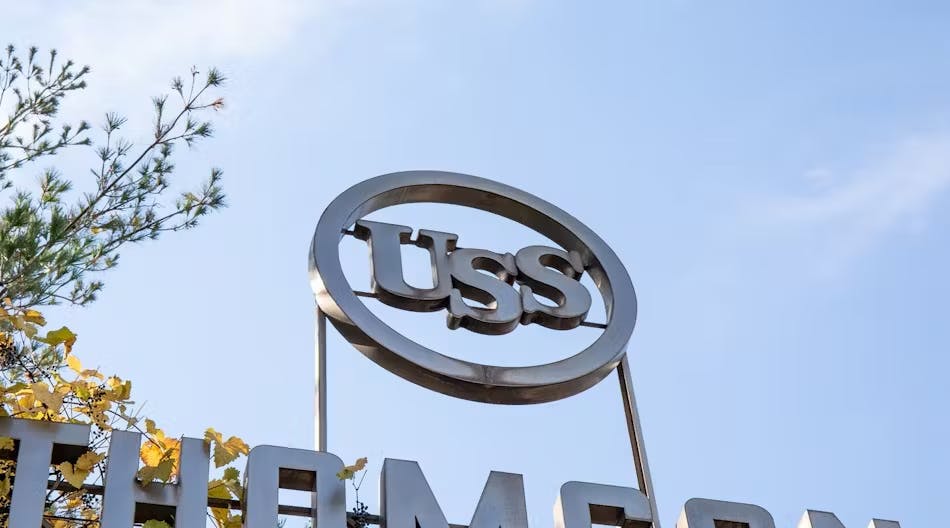 U.S. Steel signage, Edgar Thomson Works, Braddock, Penn.