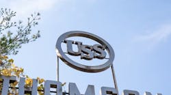 U.S. Steel signage, Edgar Thomson Works, Braddock, Penn. U.S. Steel signage, Edgar Thomson Works, Braddock, Penn.