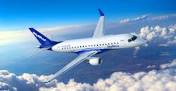 Embraer E175 aircraft illustrated in SkyWest livery. Embraer E175 aircraft illustrated in SkyWest livery.