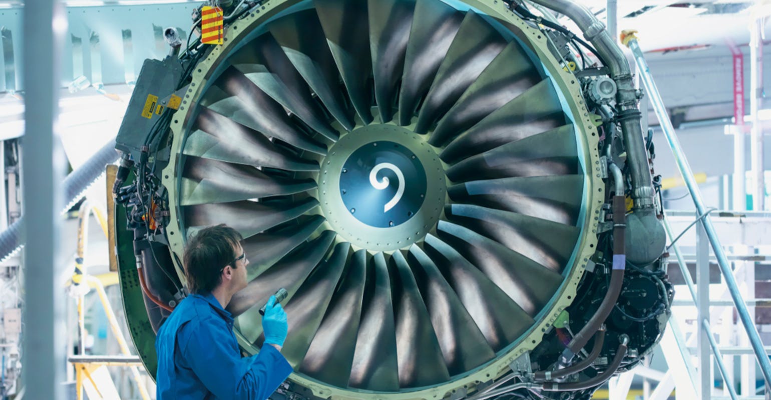 The CFM International CFM56/F108 high-bypass turbofan engine.