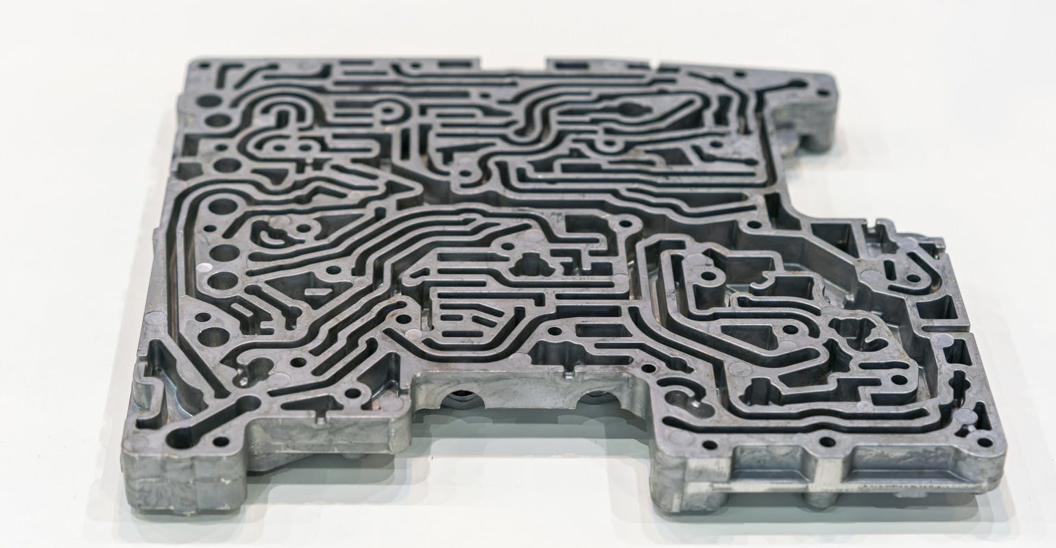 Aluminum alloy cylinder head.