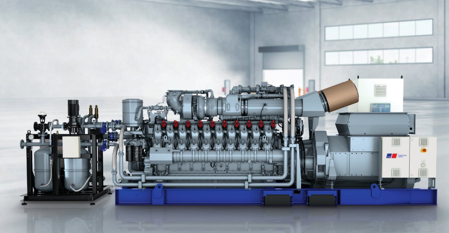 Rolls-Royce mtu Series 4000 engine.