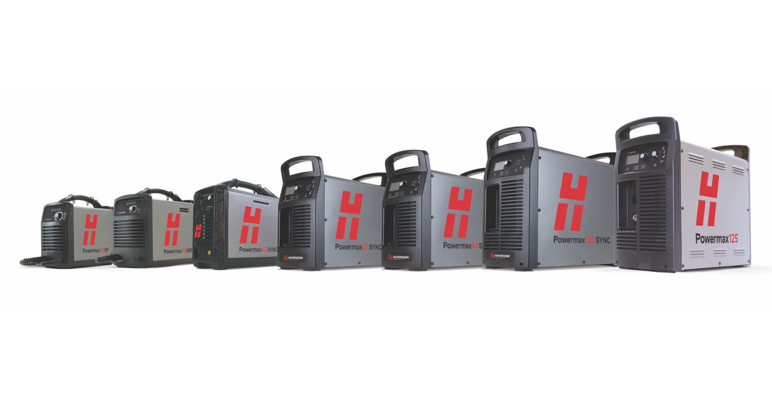 Hypertherm Powermax series plasma cutters.