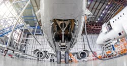 Titanium alloys are found in airframes, landing gear, and engine components. Titanium alloys are found in airframes, landing gear, and engine components.