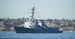 DDG 51 Arleigh Burke-class guided-missile destroyer. DDG 51 Arleigh Burke-class guided-missile destroyer.