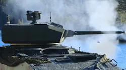 The Kongsberg Defence & Aerospace Protector RT20 lightweight turret system.