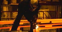 Billet casting runout Billet casting runout